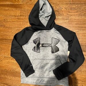 Under Armour Black and Gray Kids Hoodie